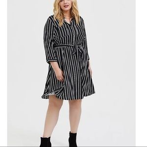 Sweetness Striped Mens dress shirt dress torrid